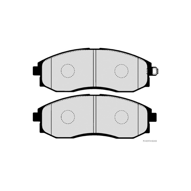 Pastiglie freno asse anteriore - JAKOPARTS