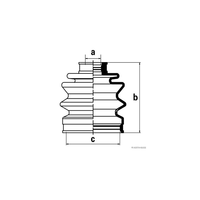 Cuffia semiasse - JAKOPARTS