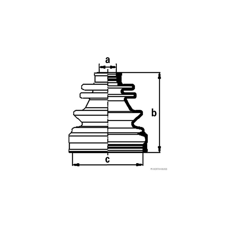 Cuffia semiasse - JAKOPARTS