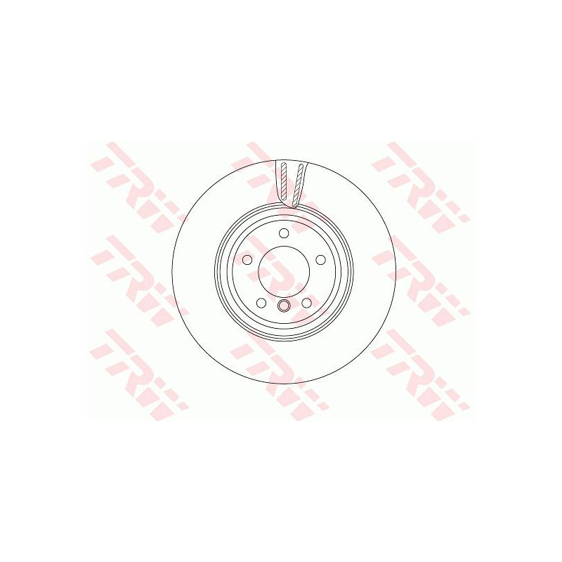 Disco freno asse anteriore - TRW