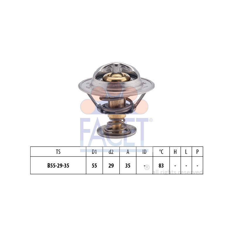 Termostato raffreddamento - FACET