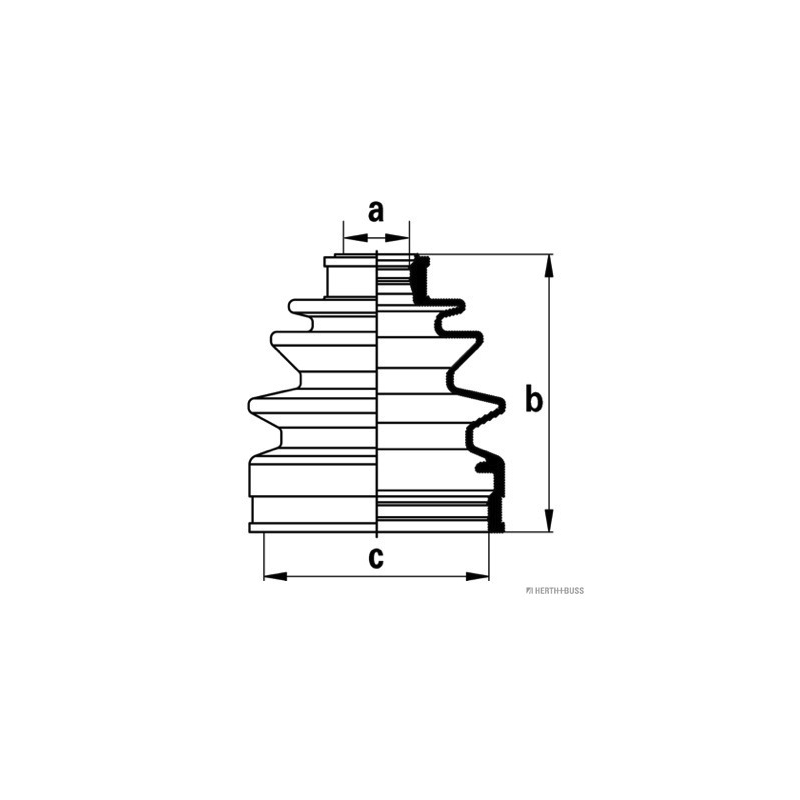 Cuffia semiasse - JAKOPARTS