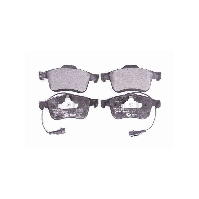 Pastiglie freno asse anteriore - HELLA BRAKE