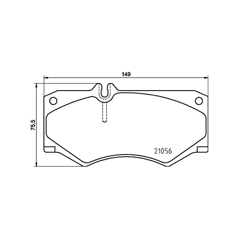 Pastiglie freno asse anteriore - HELLA BRAKE
