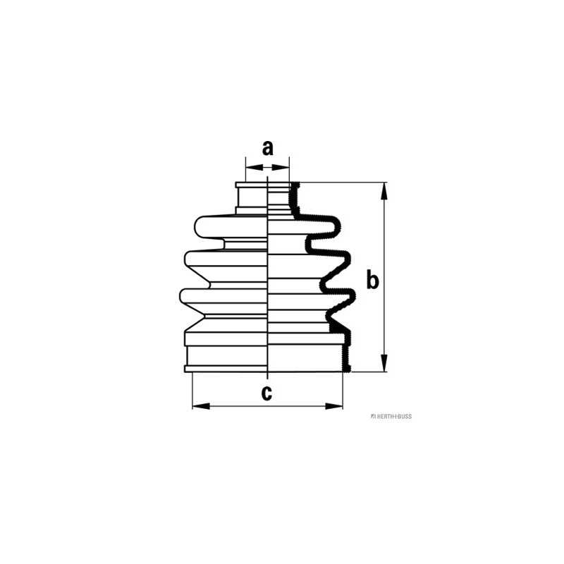 Cuffia semiasse - JAKOPARTS