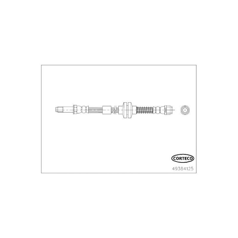 Flessibile freno asse anteriore - CORTECO