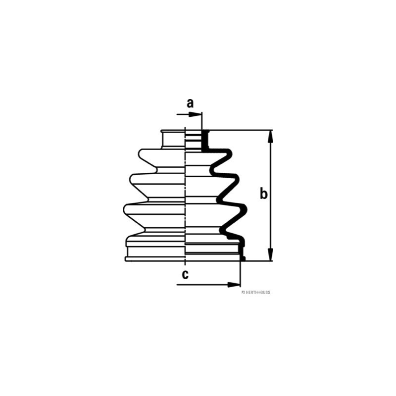 Cuffia semiasse - JAKOPARTS