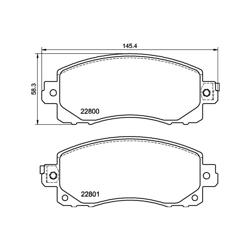 Pastiglie freno asse anteriore - BREMBO