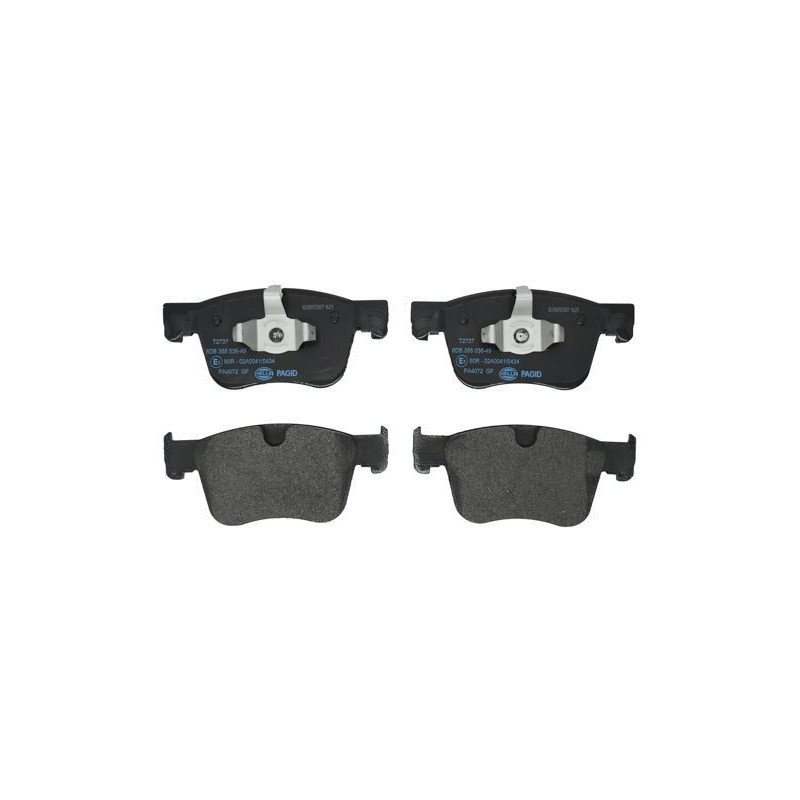 Pastiglie freno asse anteriore - HELLA BRAKE