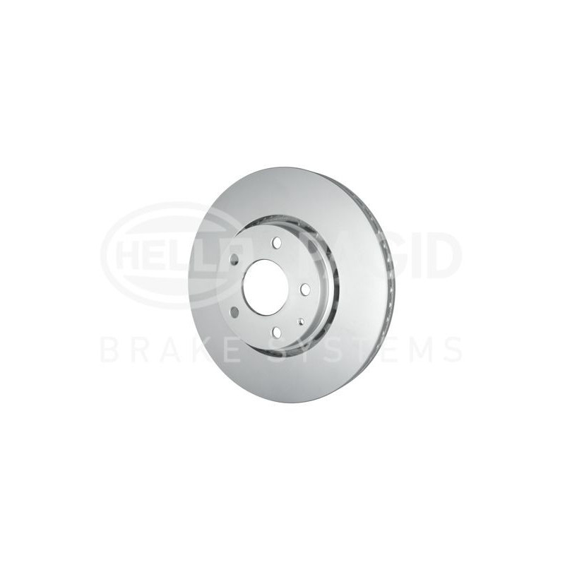 Disco freno asse anteriore - HELLA BRAKE