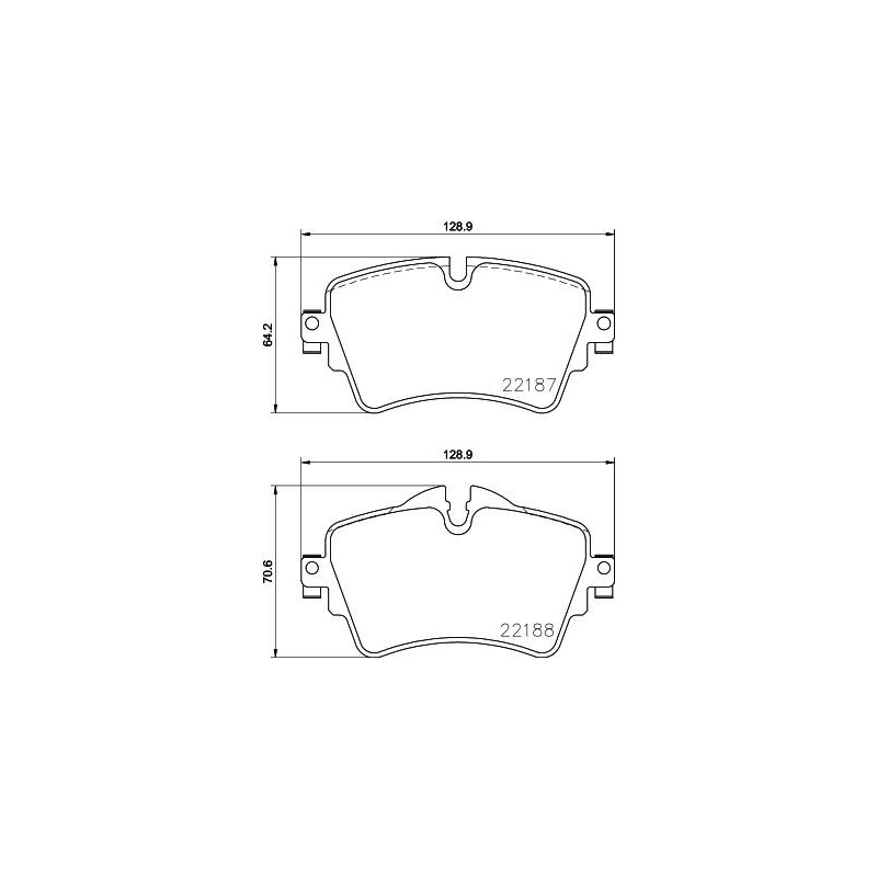 Pastiglie freno asse anteriore - HELLA BRAKE