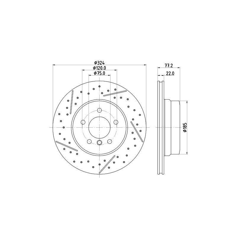 Disco freno asse anteriore - PAGID
