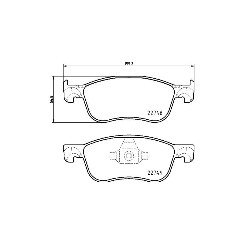 Pastiglie freno asse anteriore - HELLA BRAKE