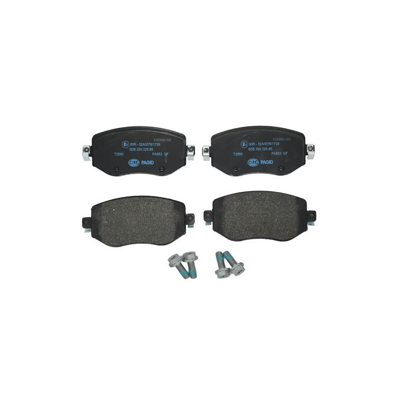 Pastiglie freno asse anteriore - HELLA BRAKE