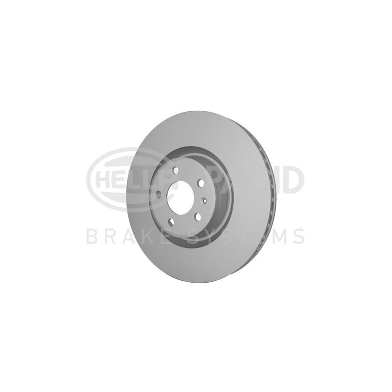 Disco freno asse anteriore - HELLA BRAKE