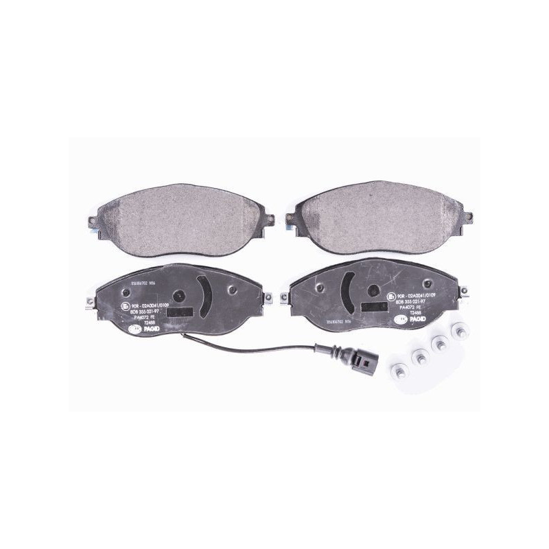 Pastiglie freno asse anteriore - HELLA BRAKE