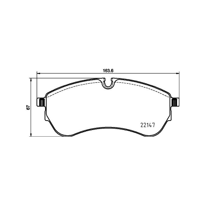 Pastiglie freno asse anteriore - HELLA BRAKE