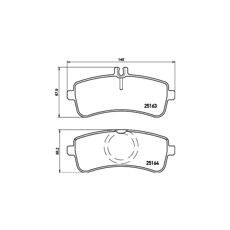 Pastiglie freno asse posteriore - HELLA BRAKE