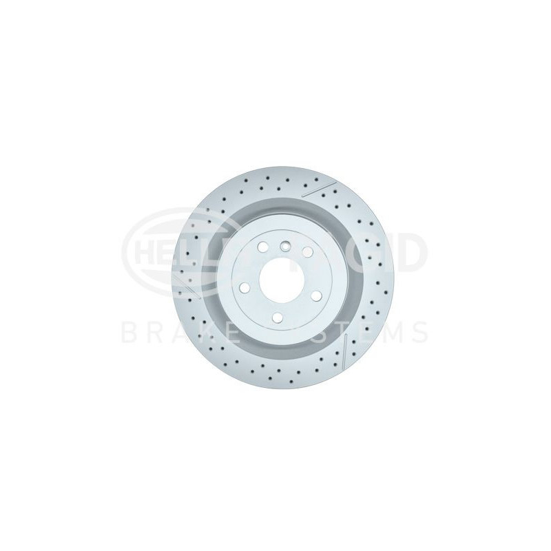 Disco freno asse posteriore - HELLA BRAKE