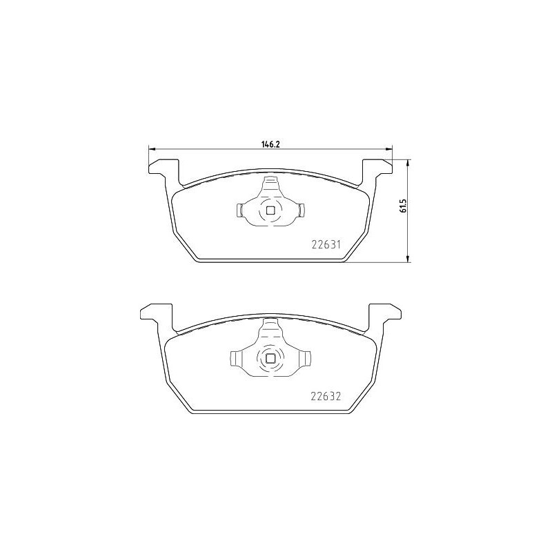 Pastiglie freno asse anteriore - HELLA BRAKE