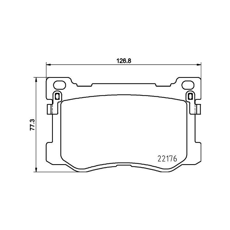 Pastiglie freno asse anteriore - HELLA BRAKE