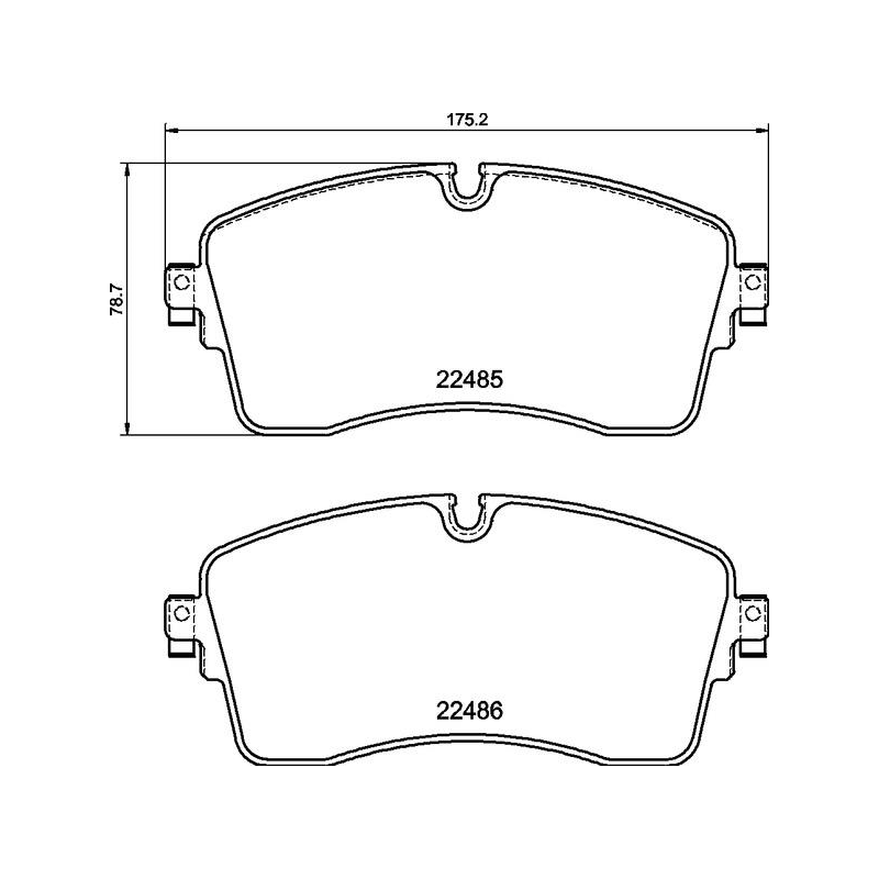 Pastiglie freno asse anteriore - BREMBO