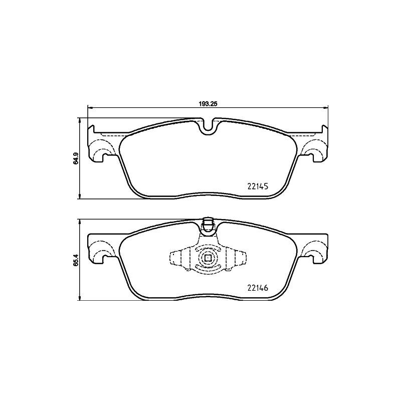 Pastiglie freno asse anteriore - HELLA BRAKE