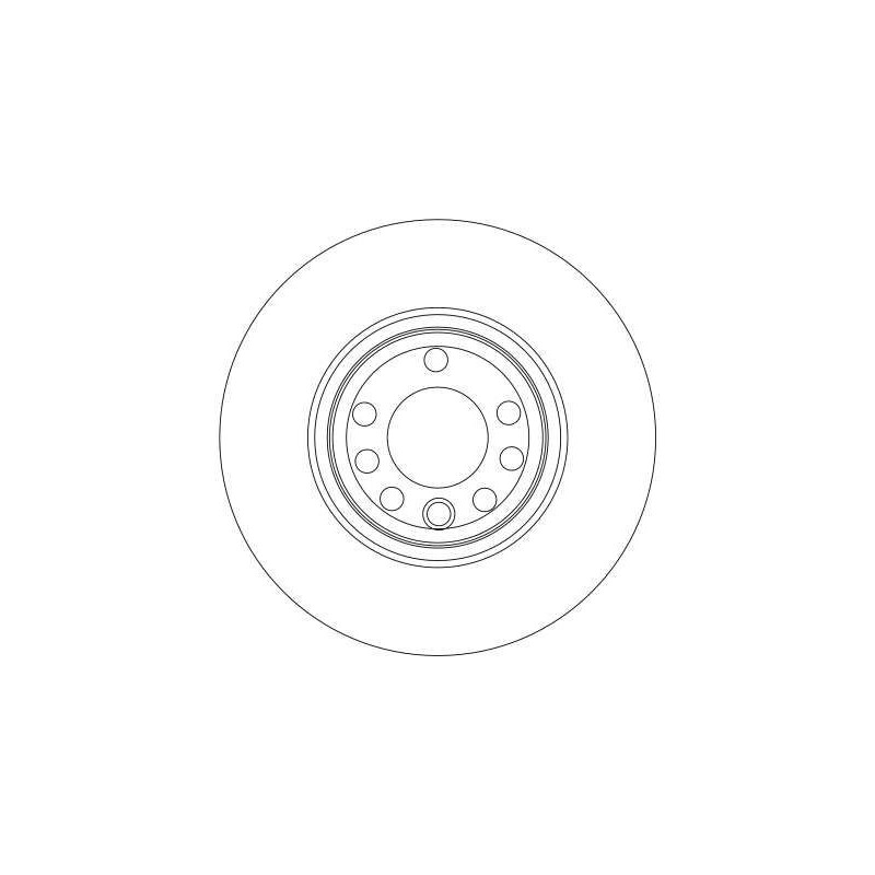 Disco freno asse posteriore - TRW