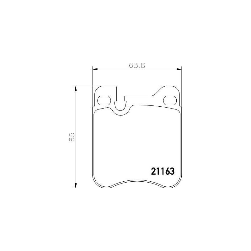 Pastiglie freno asse posteriore - HELLA BRAKE