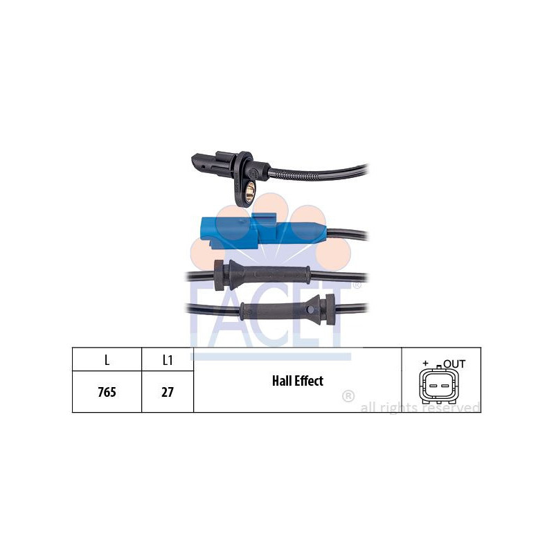 Sensore ABS - FACET