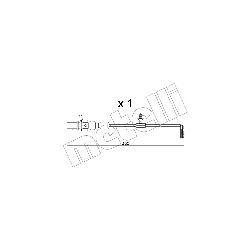 Indicatore usura freno asse posteriore - METELLI