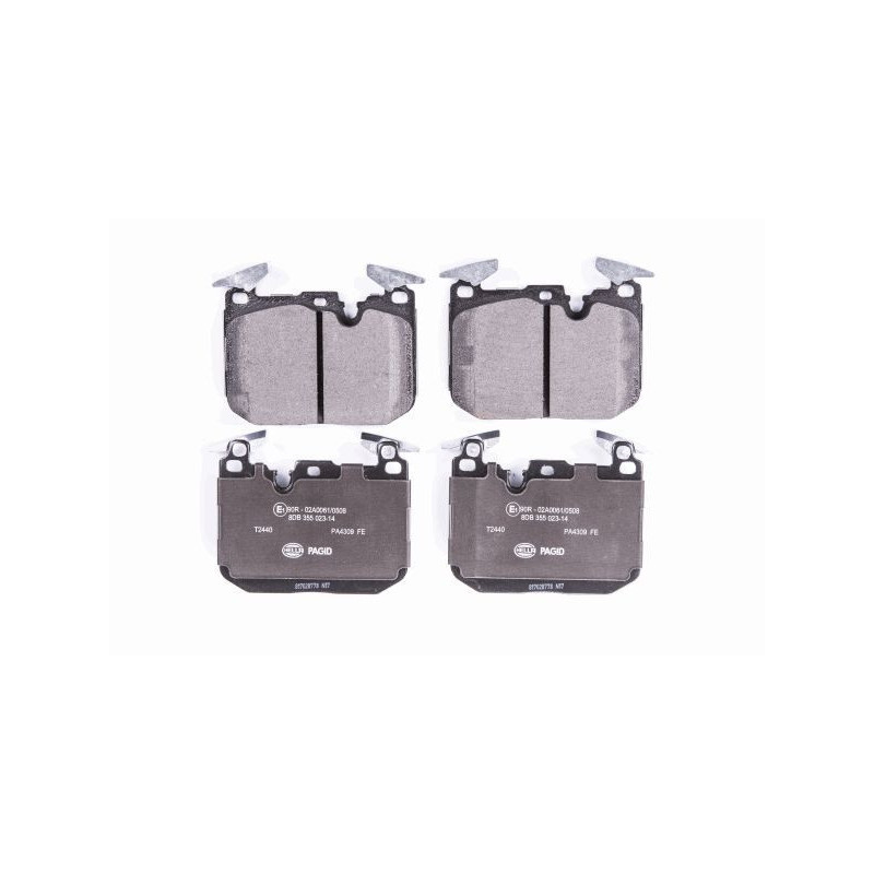 Pastiglie freno asse anteriore - HELLA BRAKE