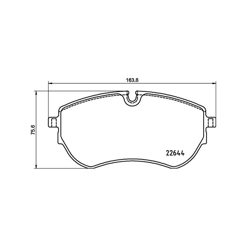 Pastiglie freno asse anteriore - BREMBO