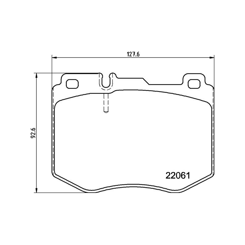 Pastiglie freno asse anteriore - BREMBO