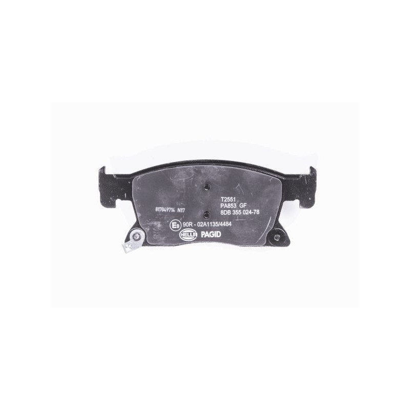 Pastiglie freno asse anteriore - HELLA BRAKE