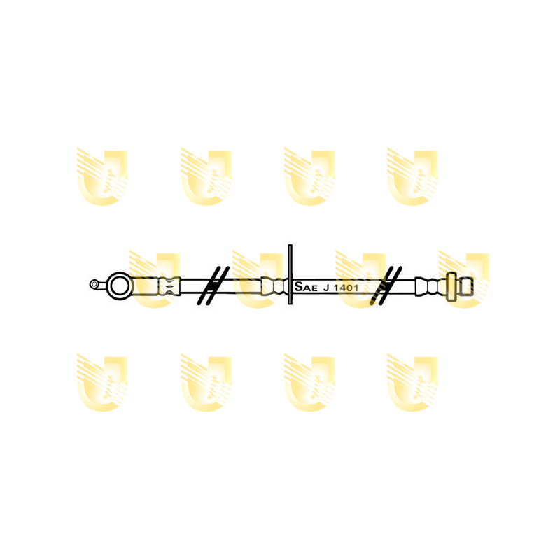 Flessibile freno asse anteriore - UNIGOM