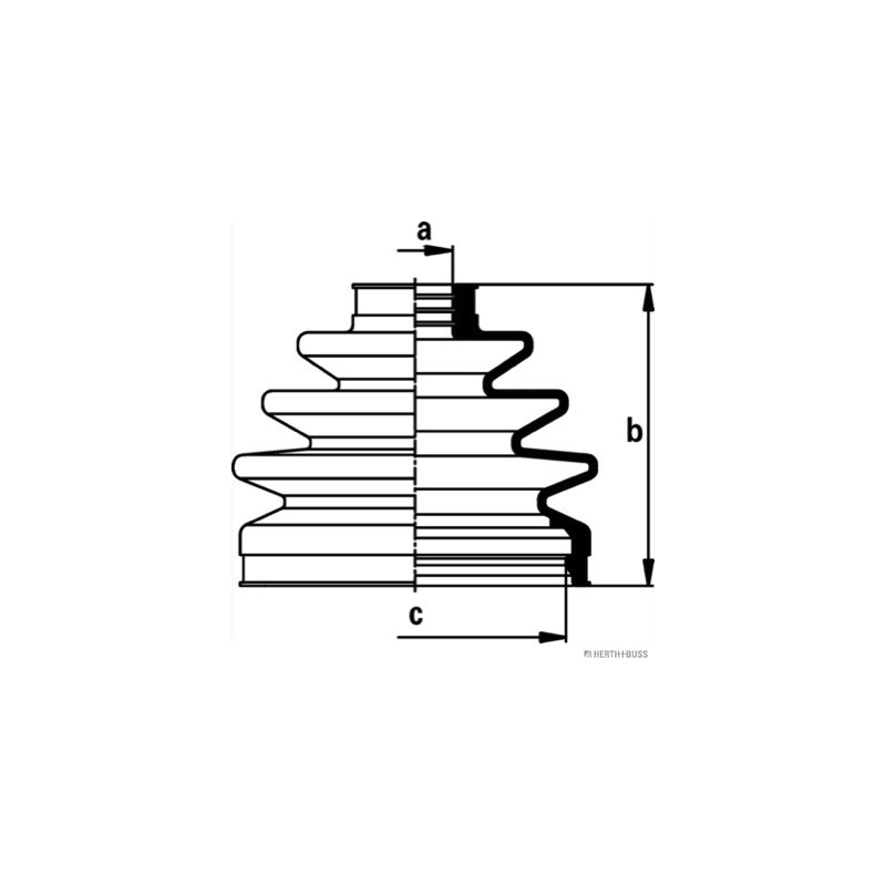 Cuffia semiasse - JAKOPARTS