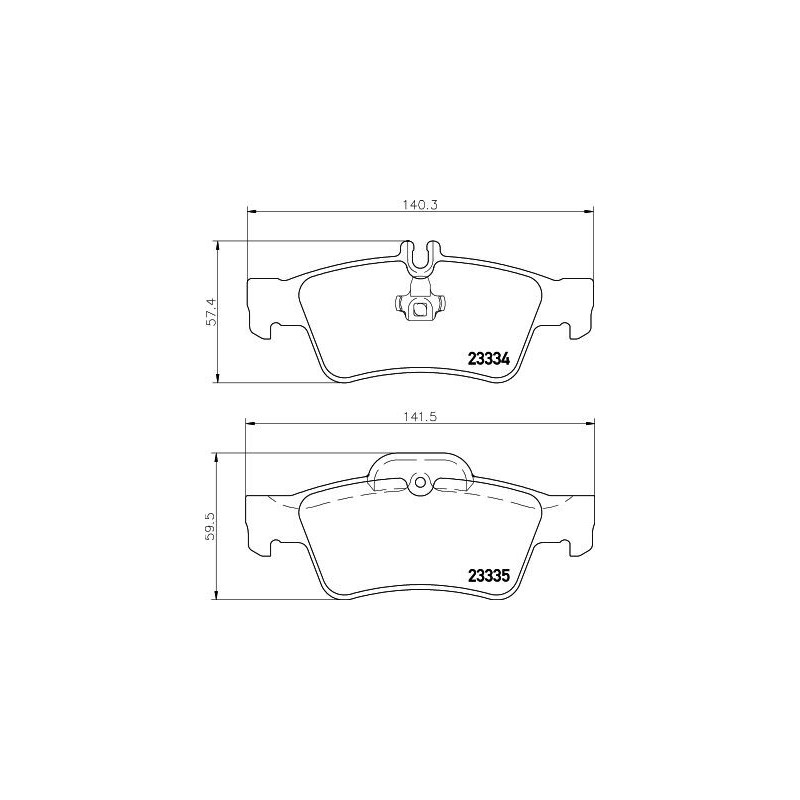 Pastiglie freno asse posteriore - HELLA BRAKE