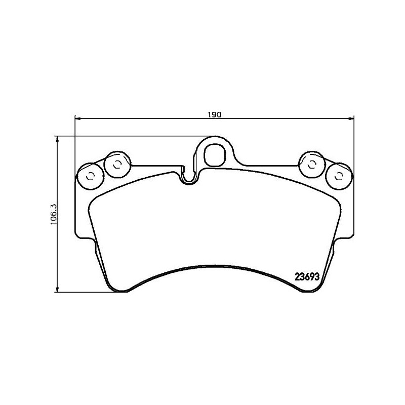Pastiglie freno asse anteriore - HELLA BRAKE