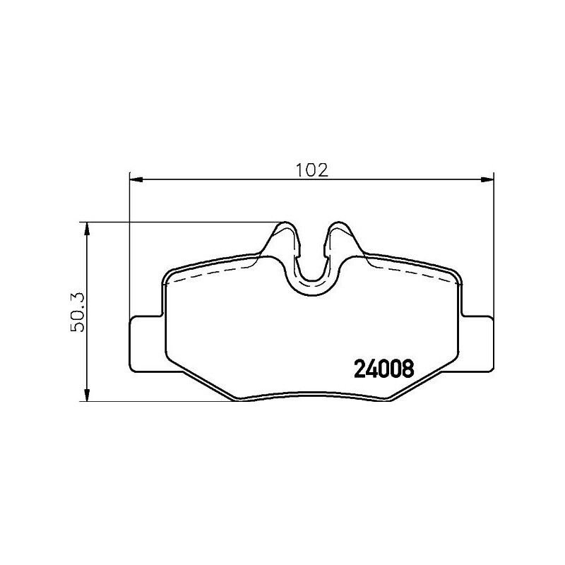 Pastiglie freno asse posteriore - HELLA BRAKE