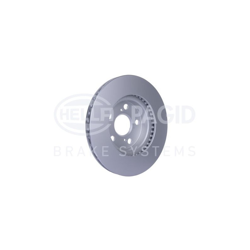 Disco freno asse anteriore - HELLA BRAKE