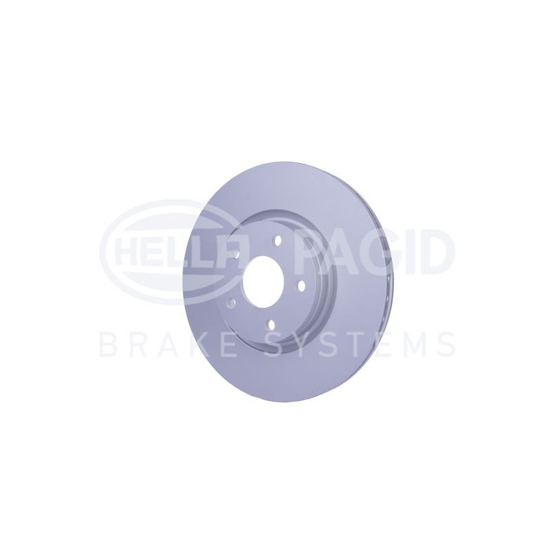 Disco freno asse anteriore - HELLA BRAKE