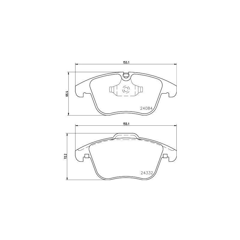 Pastiglie freno asse anteriore - HELLA BRAKE