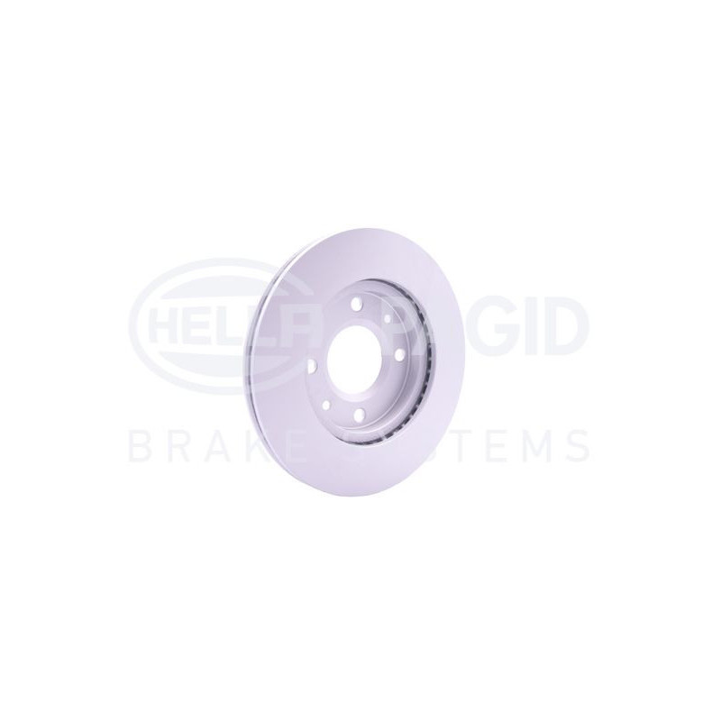 Disco freno asse anteriore - HELLA BRAKE