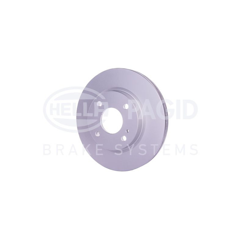 Disco freno asse anteriore - HELLA BRAKE