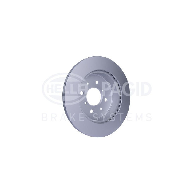 Disco freno asse anteriore - HELLA BRAKE