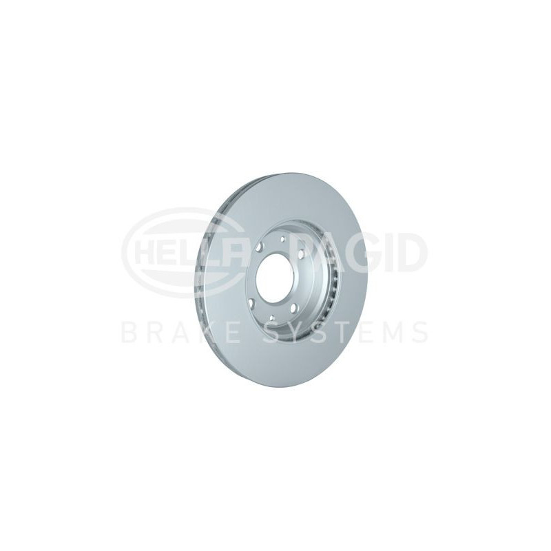 Disco freno asse anteriore - HELLA BRAKE