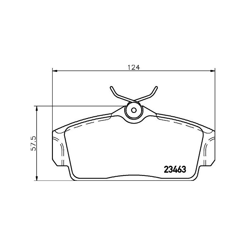 Pastiglie freno asse anteriore - HELLA BRAKE