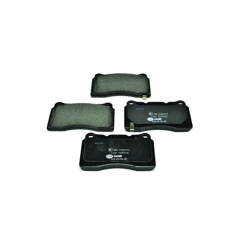 Pastiglie freno asse anteriore - HELLA BRAKE