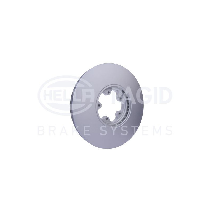 Disco freno asse anteriore - HELLA BRAKE